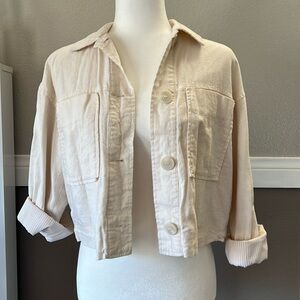 ZARA Casual cropped blazer